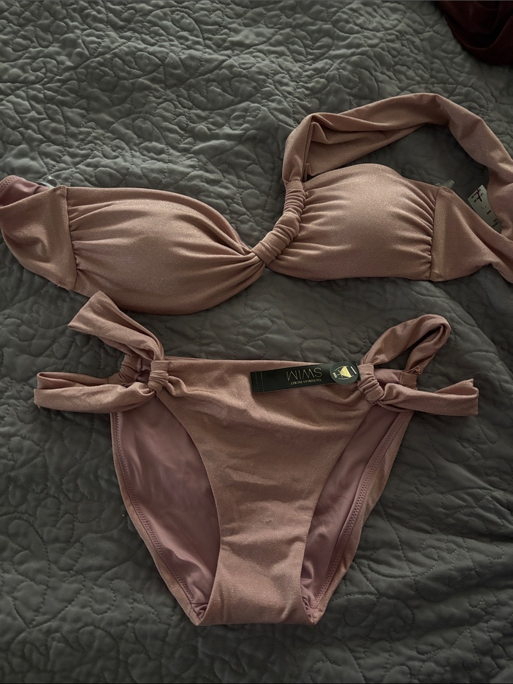 Victoria’s Secret Shimmer Bikini 2 piece set size Medium NWT - Picture 9 of 9